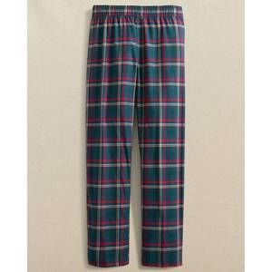 NEW SOUTHERN TIDE youth boys holiday tartan lounge pants in dress blue
